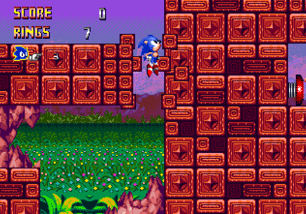 The Spriters Resource - Full Sheet View - Sonic the Hedgehog (Prototype) - Green  Hill Zone Act. 1